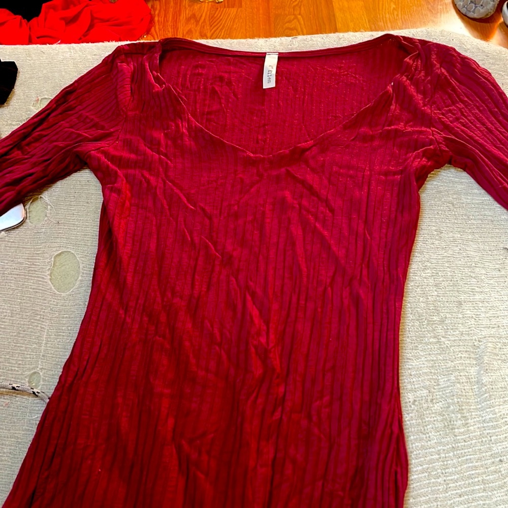 Body con Maroon dress! maxi